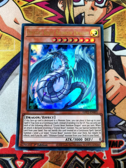 Crystal Beast Rainbow Dragon gfp2-en001 1st Edition (NM) Ultra Rare Yu-Gi-Oh! - Image 1
