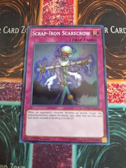 Yu-Gi-Oh! Scrap-Iron Scarecrow SPWA-EN058 Super Rare 1st Edition Near Mint - Image 1