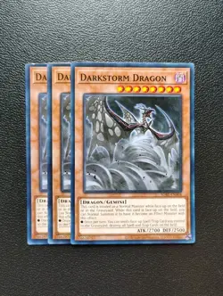 Yu-Gi-Oh - DarkStorm Dragon 3X - Full Playset - Image 1