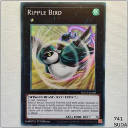 Ripple Bird - SUDA-EN088 - Super Rare 1st Edition Yugioh - Image 1