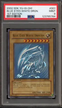 Yu-Gi-Oh! Blue-Eyes White Dragon Starter Deck Kaiba 1st Edition SDK-001 PSA 9 - Image 1