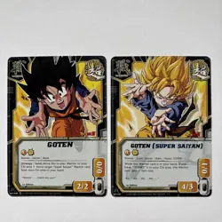 Goten Common Card, Super Saiyan Goten Rare Card 2008 Bandai Dragon Ball Z ccg - Image 1