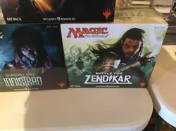 MTG FAT PACK LOT ZENDIKAR,ORIGIN,INNISTRAD ALL FACT SEALD - Image 3