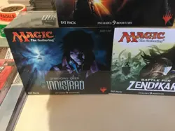 MTG FAT PACK LOT ZENDIKAR,ORIGIN,INNISTRAD ALL FACT SEALD - Image 4