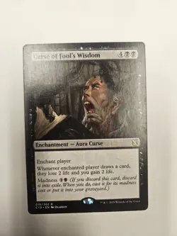 Curse of Fool's Wisdom Commander 2019 Regular - Image 1