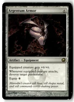 MTG Argentum Armor - Scars of Mirrodin Heavily Played English - Image 1