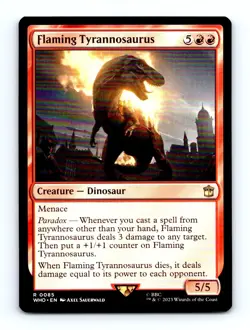 #85 2023 Doctor Who / Flaming Tyrannosaurus Rare - Image 1