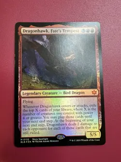 *** Dragonhawk, Fate's Tempest *** FOIL Bloomburrow BLB LP MTG English - Image 1
