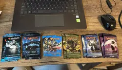 Magic The Gathering MTG Masters Sets Booster Pack Lot Of 12 Sealed & Unsearched - Image 1