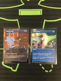 MTG Magic The Gathering Counterspell / Spell Pierce Borderless Blue Commander - Image 1