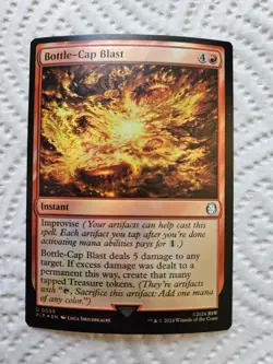 Bottle-Cap Blast Foil MTG Fallout PIP 55 NM Unplayed - Image 1