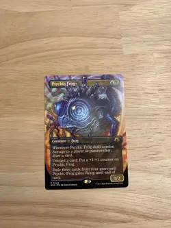 Psychic Frog Borderless Card Modern Horizons 3 Regular 0344 MH3 - Image 1