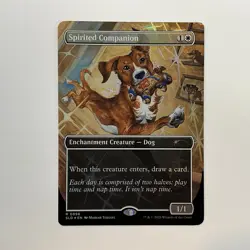 MTG Spirited Companion (0896) *Rainbow Foil* Secret Lair: Dogs & Cats MT/NM - Image 1