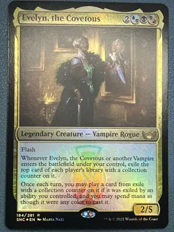 MTG Evelyn, the Covetous Foil Streets of New Capenna SNC NM - Image 1