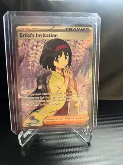 Pokemon TCG Erika's Invitation Holo Card 196/165 - Image 1