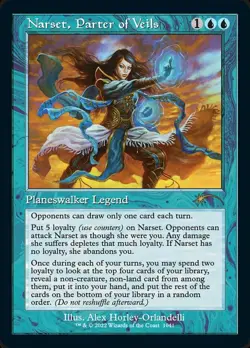 1x Narset, Parter of Veils (1041) - Retro Frame NM-Mint, English Secret Lair MT - Image 1