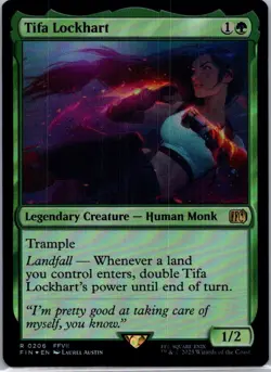 MTG Final Fantasy - Tifa Lockhart Foil #206 - Image 1