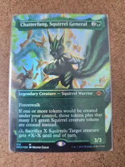 Chatterfang, Squirrel General (Borderless) Modern Horizons 2 Foil - Image 1