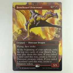 Bonehoard Dracosaur (Borderless) The Lost Caverns of Ixalan Regular - Image 1