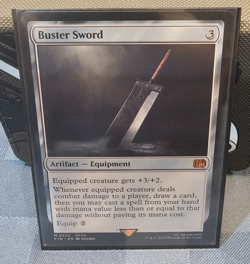 Buster Sword Final Fantasy Magic the Gathering (Non-Foil) - Image 1