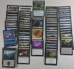 Magic 100 Commander Deck Karumonix Mono Black Rats Infect Poison MTG ReadyToPlay - Image 1
