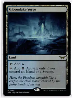 Foil | Gloomlake Verge | [DSK] | 260 | LP x1 MTG Magic: the Gathering - Image 1