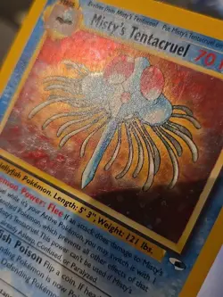 Misty's Tentacruel 10/132 WoTC Gym Heroes Holo Rare- Pokemon TCG - LP! - Image 3