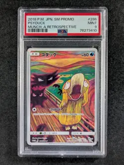 2018 Pokemon PSYDUCK 286/SM-P Promos Munch: A Retrospective Campaign JPN PSA 9 - Image 1