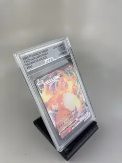 2020 Pokemon SWSH Full Art Charizard VMax #20 Darkness Ablaze AGS Legendary 10 - Image 3
