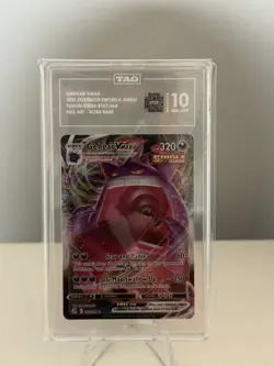 Pokemon TCG Gengar VMAX Holo Card 157/264 Swsh08: Fusion Strike TAG GM 10 - Image 2