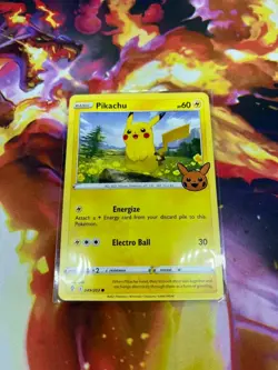 Pikachu 049/203 Trick or Trade Regular NM-Mint Pokemon Card TCG - Image 3