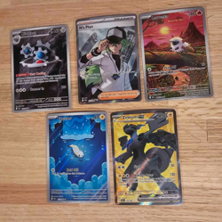 Lot of 5 Black Bolt Pokemon Cards - Ultra Rare to Illustration Rare - Mixed Set - Image 1