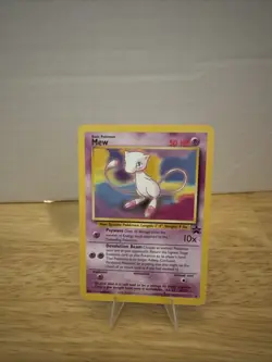 Pokemon TCG Mew 8 Wizards Black Star Promo Card NM/LP Condition - Image 1