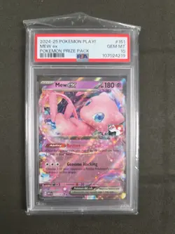 PSA 10 MEW EX 151 / 165 - 2024 POKEMON PLAY! PRIZE PACK: SERIES 5 - GEM MINT 10 - Image 1