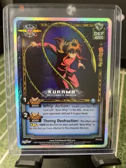Yu Yu Hakusho TCG CCG Kurama Reformed Demon TR13/22 Rare Card.!!! - Image 1