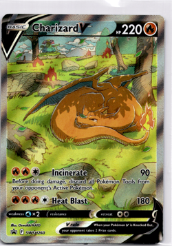 Charizard V - SWSH: Sword & Shield Promo Cards SWSH260 LP - Image 1