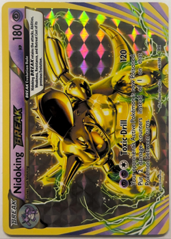 Nidoking BREAK 46/108 XY Evolutions Ultra Rare Pokemon Card - Near Mint - Image 1