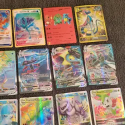 Lot of 21 Custom Pokemon Cards - VMAX, VSTAR, GX - Charizard, Pikachu, Inteleon - Image 3