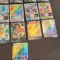 Lot of 21 Custom Pokemon Cards - VMAX, VSTAR, GX - Charizard, Pikachu, Inteleon - Image 4
