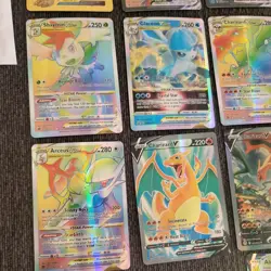 Lot of 21 Custom Pokemon Cards - VMAX, VSTAR, GX - Charizard, Pikachu, Inteleon - Image 5