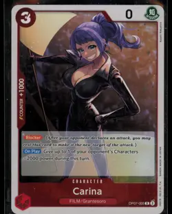 Carina OP07-005 R 500 Years in the Future One Piece Card TCG English - Image 1