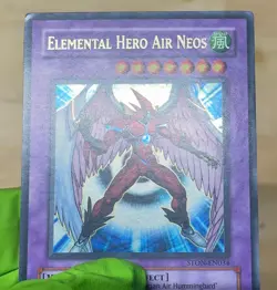 Yu-Gi-Oh Elemental Hero Air Neos STON-EN034 Ultra Rare Card LP - Image 3
