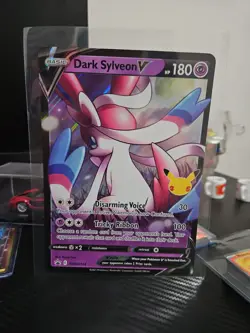 Dark Sylveon V SWSH134Promo Pokemon Card 25th Celebrations-jumbo Oversized Mint - Image 1