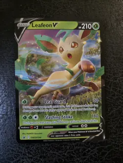 Leafeon V SWSH194 Sword And Shield Promo Pokemon Card Full Art Near Mint No 2 - Image 1