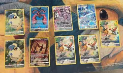 Pokemon- TCG Trading Cards Lot Of 9 - Image 1