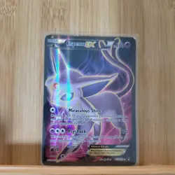 Pokemon Espeon EX Holo Full Art Ultra Rare Card 117/122 Breakpoint NM Near Mint - Image 1