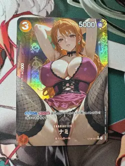Nami One Piece 🏴‍☠ Pirate Goddess Story Waifu Anime Custom Card - Image 1