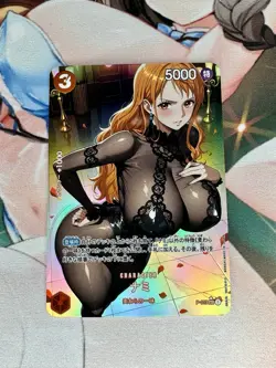 Nami One Piece 🏴‍☠ Pirate Goddess Story Waifu Anime Custom Card - Image 1
