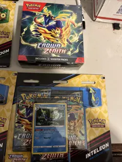 Pokemon Crown Zenith Pin Blister Lot Of 5 New/Sealed And Booster Bundle - Image 4
