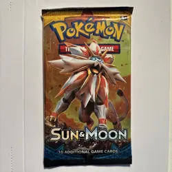 Pokemon Sun & Moon Booster Pack - 10 Cards 820650801945 - Image 1